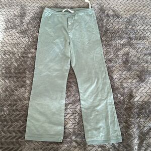 Flora and Henri Green PJ bottoms Size 6yr